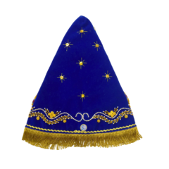 Manto de Nossa Senhora Aparecida de 38cm - Modelo Basílica Velha na internet