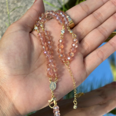 Terço de Pulso - Pulseira Terço Feminina Nossa Senhora Aparecida