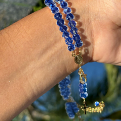 Terço de Pulso - Pulseira Terço Feminina Nossa Senhora Aparecida - loja online