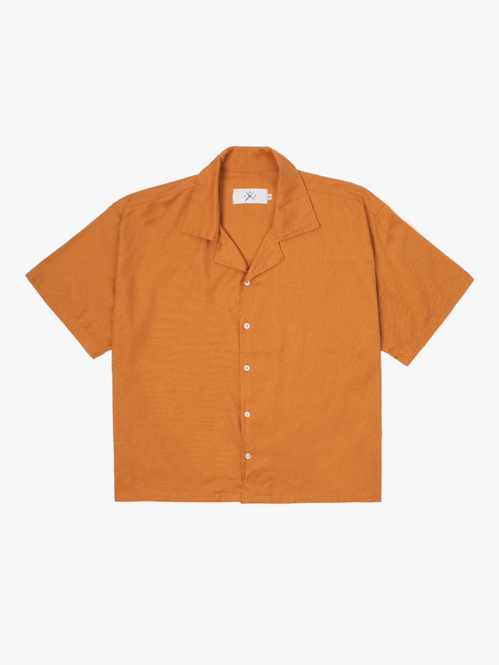 Camisa Boxy Caramelo Linho