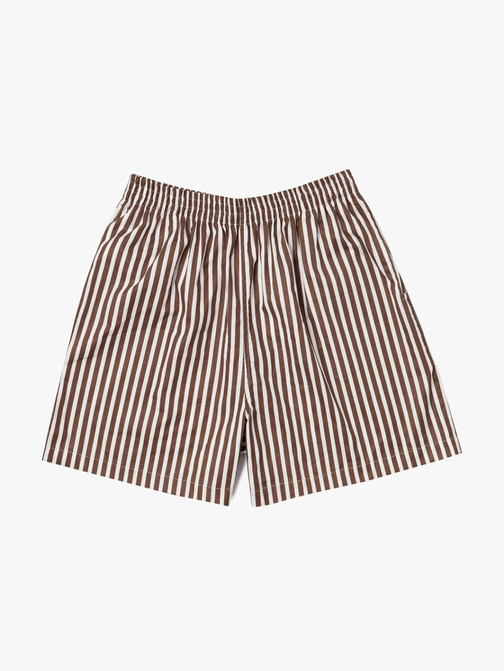 Boxer Shorts Listrado Marrom