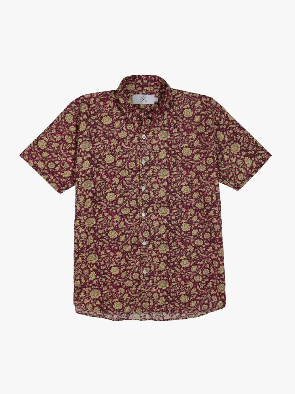 Camisa Floral Cravo e Camélia