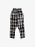 Calça Flanela Preto e branco