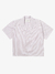 Camisa Boxy Listrada Cinza