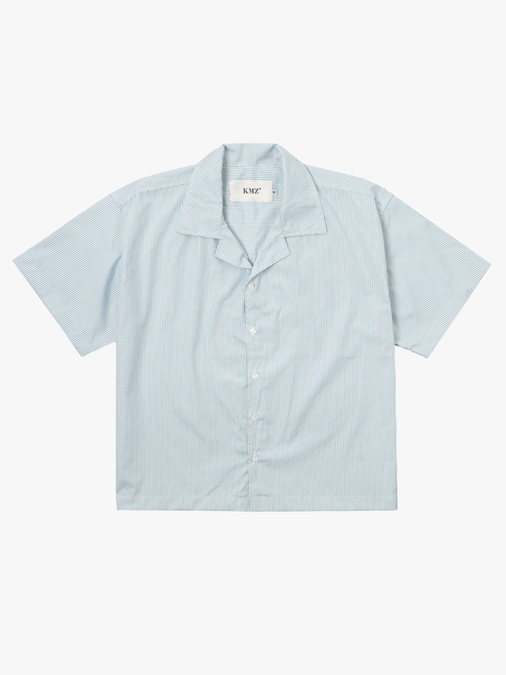 Camisa Boxy Listrado Verde