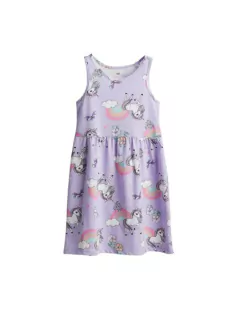 Vestido unicornio lila