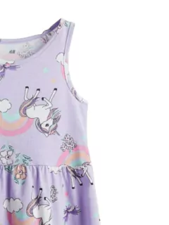 Vestido unicornio lila - comprar online