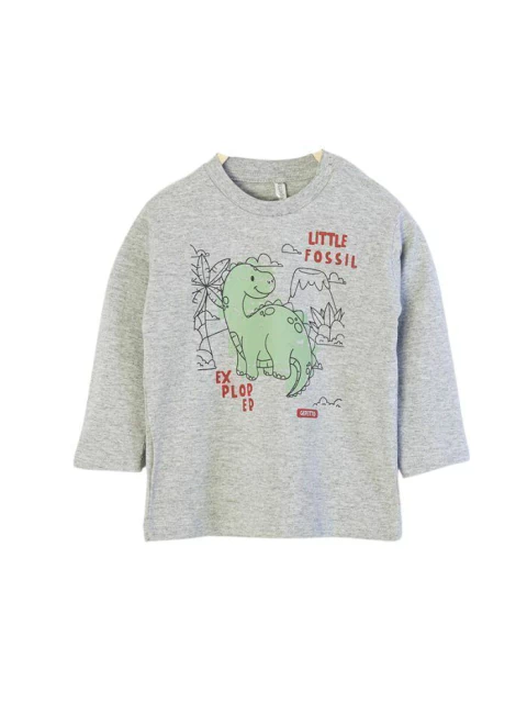 Remera dino gris - comprar online