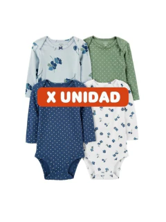 Carter's Body flores azul - comprar online