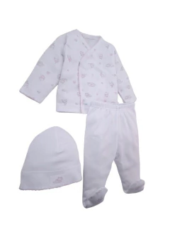 Ajuar batita gatito rosa pima en internet