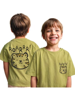 Remera roar verde - Piccolitos, ropa para niños