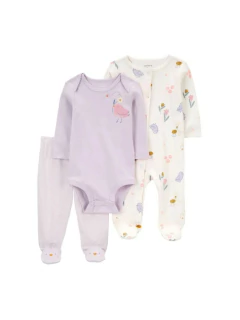 Carter's Trio pajarito lila - comprar online