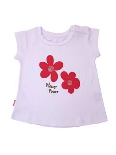 Remera con flower power
