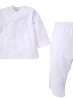 Conjunto liso blanco en internet