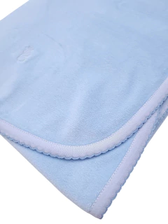 Manta plush liso celeste - Piccolitos, ropa para niños