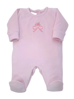 Osito-pijama liso moños - Piccolitos, ropa para niños