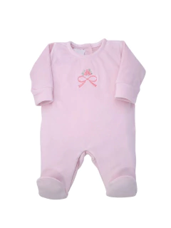 Osito-pijama liso moños - comprar online
