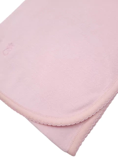 Manta plush liso rosa en internet