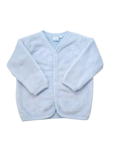 Campera peludita bebé celeste