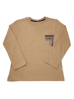 Remera marrón cosmos