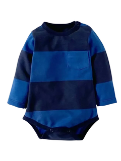 Body rayado azul