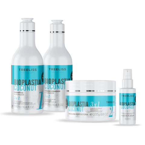 Kit de Recontrução e Anti Oleosidade Bioplastia Vegano - comprar online