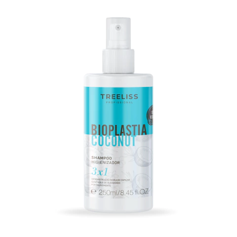 Shampoo Spray antiqueda Bioplastia Coconut vegano Treeliss - comprar online