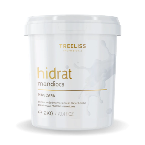 Hidratação profissional 2kg para salão com ativos da mandioca