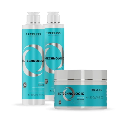 Kit Proteção da Cor Biotechnologic Shampoo + Máscara + Condicionador Uso Diário