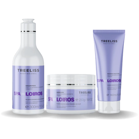 shampoo para cabelo loiro
shampoo para loiro
hidratação para cabelos
banho de brilho no cabelo
cabelo elastico como tratar
cabelo emborrachado
treeliss profissional
produtos treeliss
shampoo e condicionador profissional
spa dos loiros