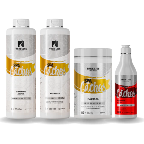 kit para cabelos cacheados crespos ondulados tratamento de salão em casa para todas os tipos de cabelos e curvaturas com finalizador shampoo condicionador mascara c