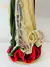 Anjo Decorativo Vermelho Verde e Dourado - comprar online