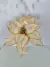 Flor de Natal Champanhe 20cm