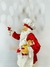 Papai Noel Decorativo em Resina Colorido 34cm