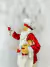 Papai Noel Decorativo em Resina Colorido 34cm