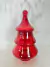 Pote Bomboniere Vermelho 28cm