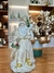 Noel Decorativo em Resina com Led Marrom e Ouro 22cm 3LR44 - loja online