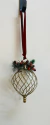 Pendente Bola de metal Natalino 26cm - comprar online