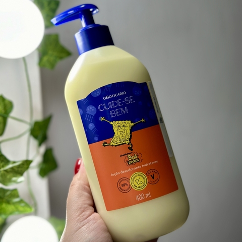 Loção Desodorante Hidratante Cuide-se Bem Bob Esponja 400ml