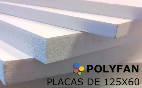 PLACA POLYFAN 125X60 25MM
