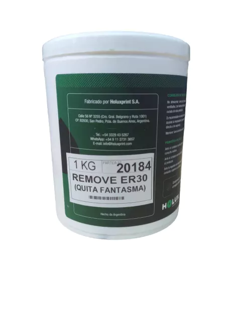 ELIMINADOR DE VELOS Y FANTASMA 1KG ER 3O HOLUX