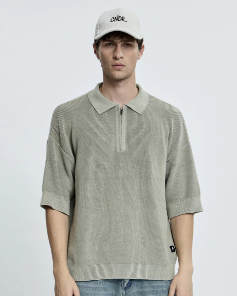 POLO TEJIDA BEIGE