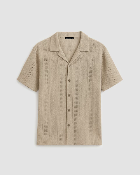 CAMISA FOLK BEIGE