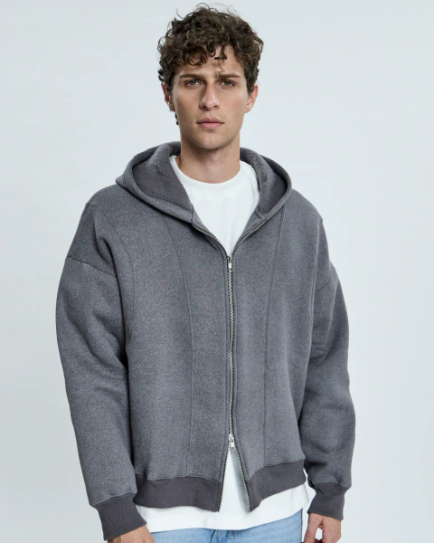 CAMPERA PATCHWORK GREY