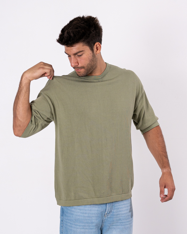 Remera Tejida Spot Verde thumbnail 2
