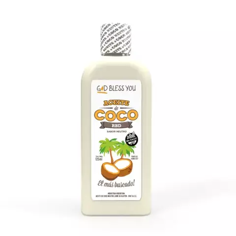 ACEITE DE COCO RBD (SABOR NEUTRO) 125ml