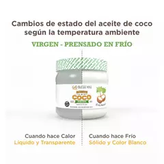 ACEITE DE COCO PRENSADO EN FRIO (SABOR COCO) 1 LT en internet