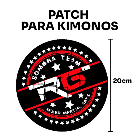 Patch Personalizado Para Kimonos 20cm