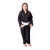 Kimono Jiu Jitsu Infantil Sarja Preto Feminino - comprar online