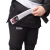Kimono Jiu Jitsu Infantil Sarja Preto Feminino